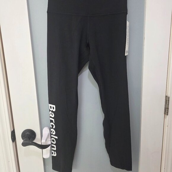 Lululemon Women’s Black High Rise Barcelona Pants – Size 6 – NWT – Full Length - Picture 1 of 10